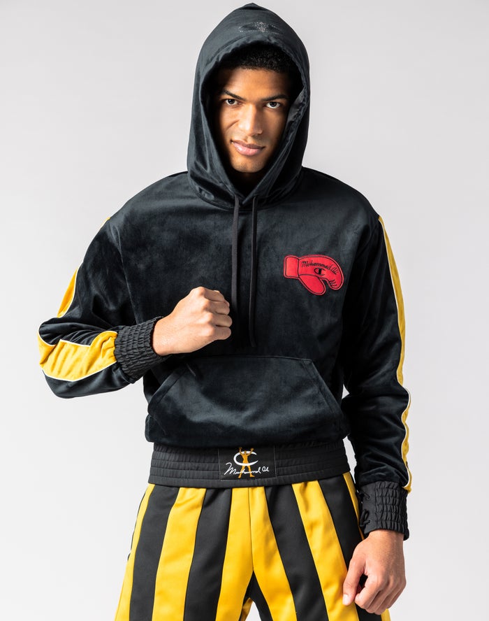 Champion Herre Hættetrøje Sort - Muhammad Ali™ Boxing By Don C - Danmark ZBR-056284